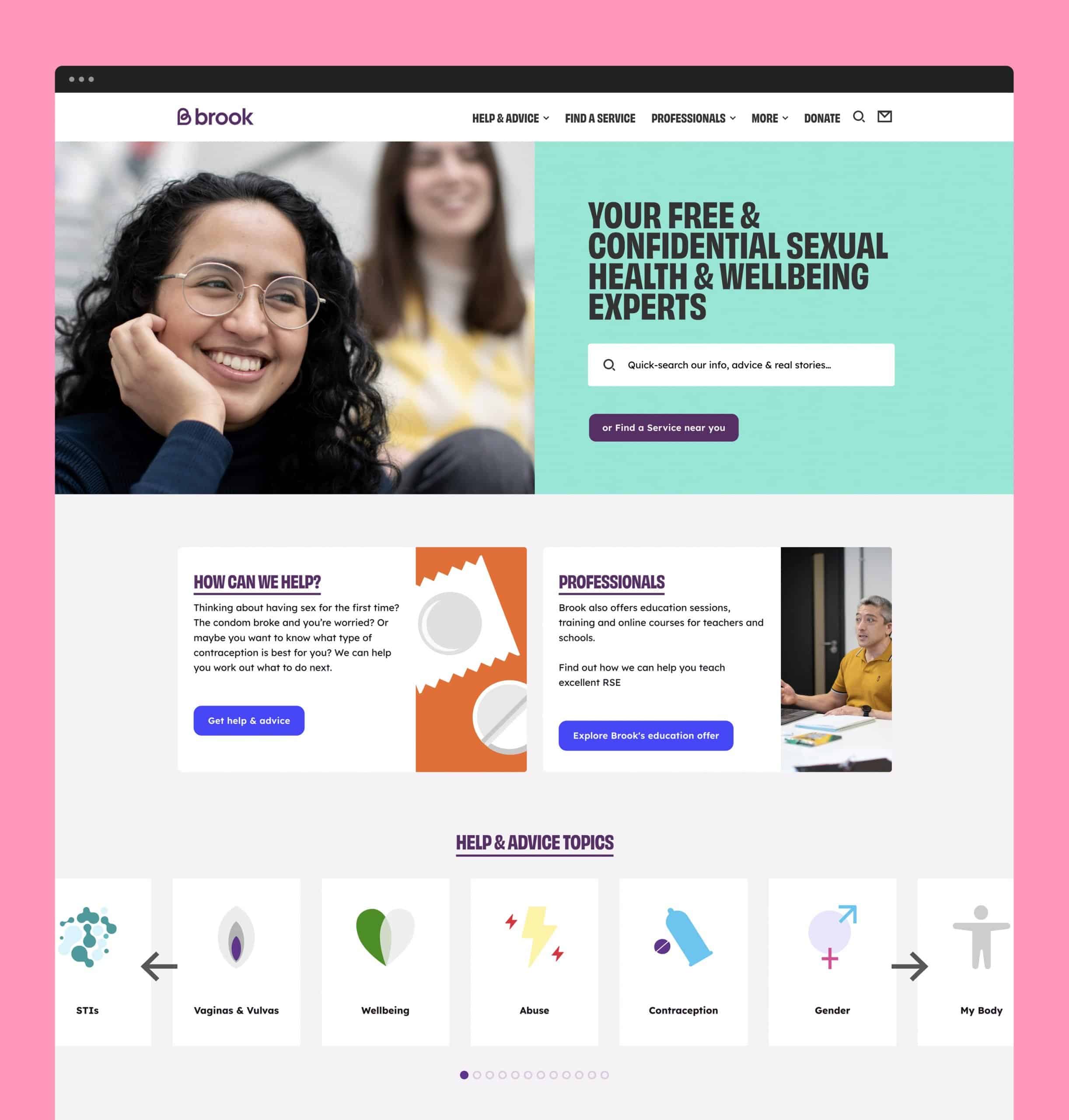 Confidential sexual health and wellbeing services by Sixredsquares.