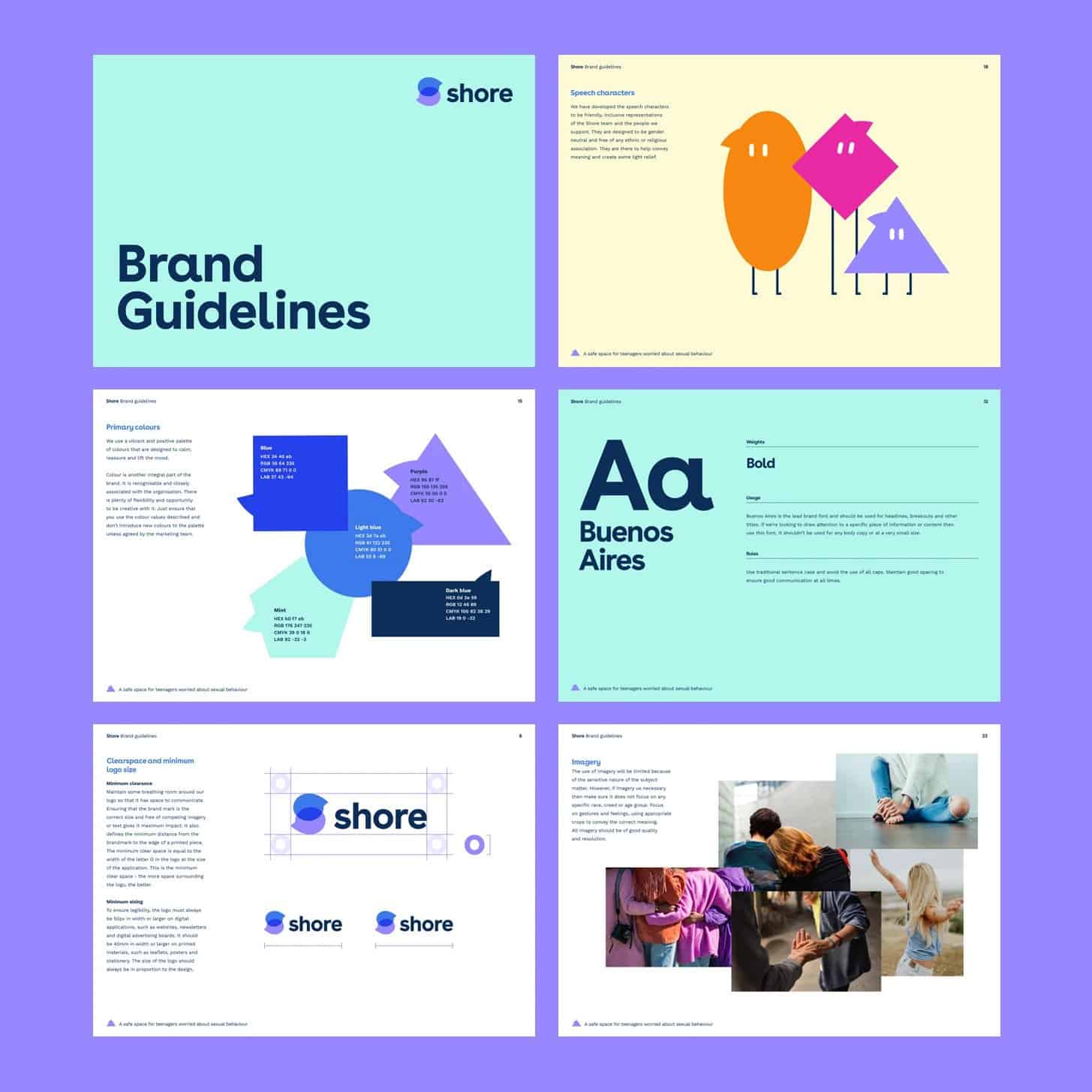 Brand guidelines and visual identity for Six Reds Squares, creative branding concepts.
