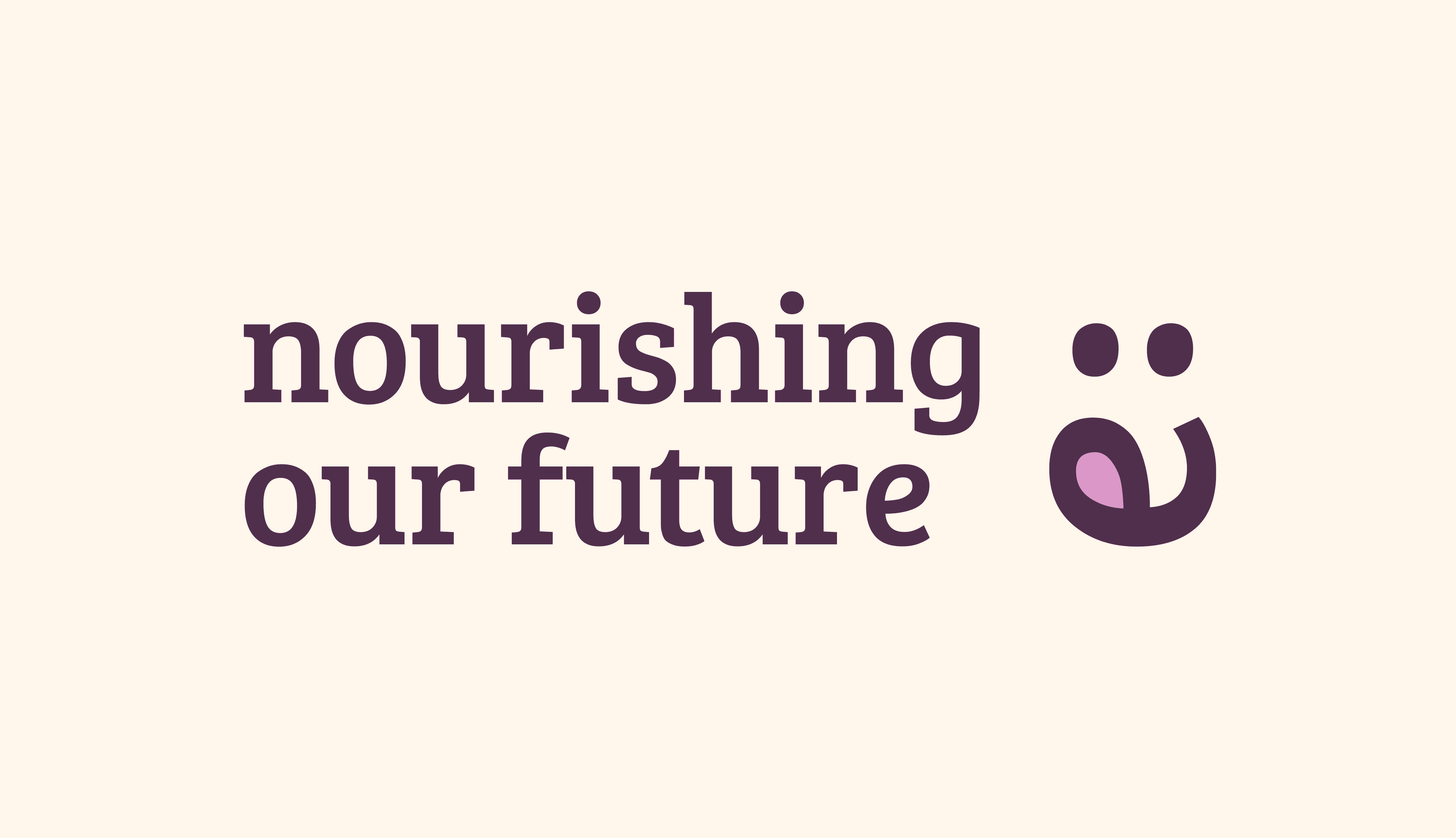 A modern graphic with the text