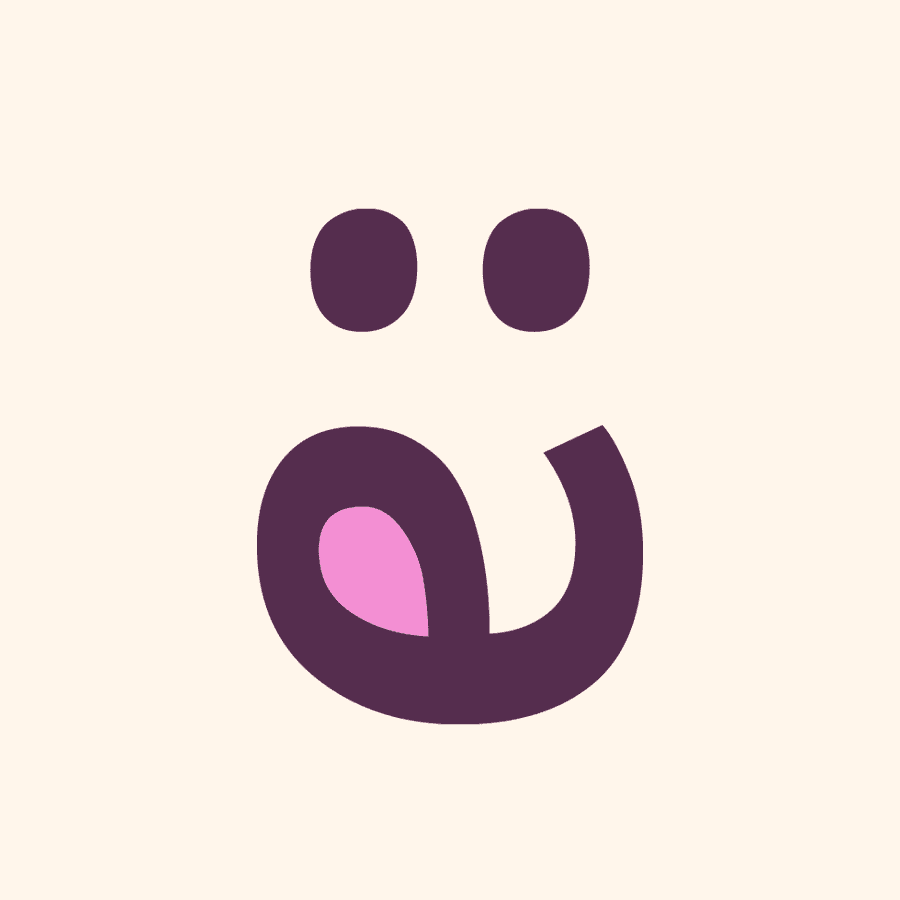 Happy face emoji with a pink tongue, cheerful and playful expression.